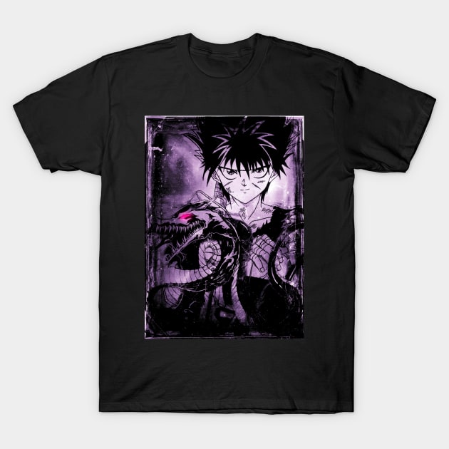 Hiei dark dragon T-Shirt by syanart